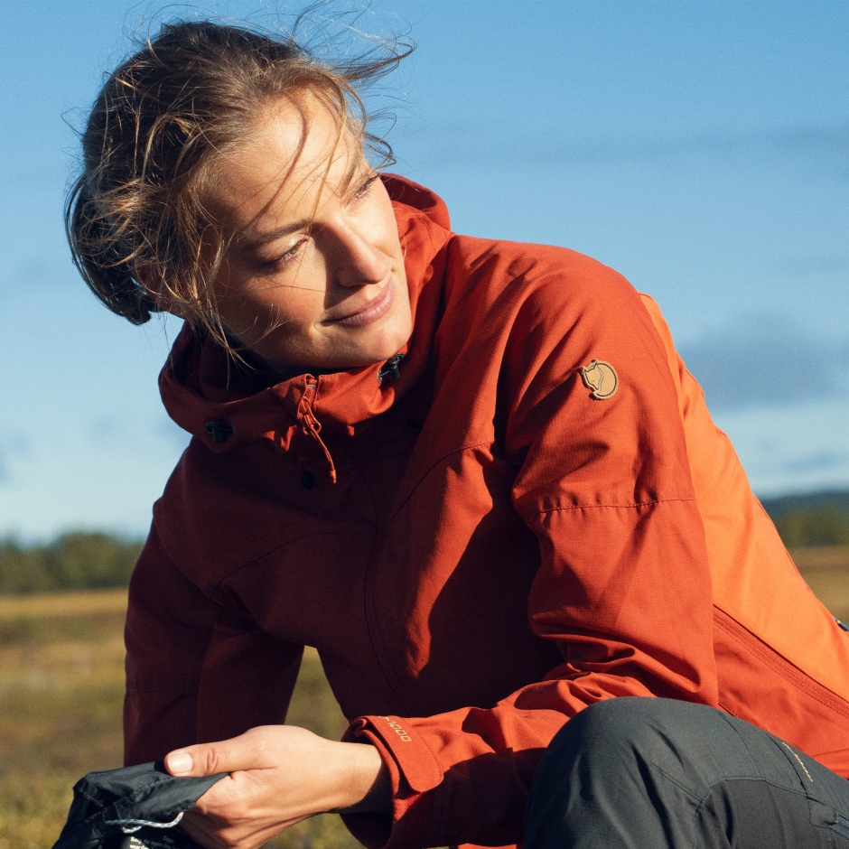 Calça De Trekking Abisko Lite C Curta Fjällräven Marrom Trigo Sarraceno