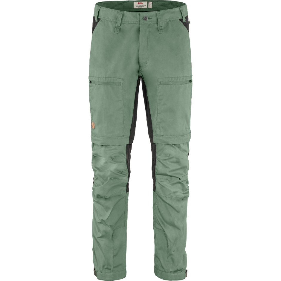Fjällräven Abisko Lite Trekking Zip-off M Reg Patina Verde-escuro Cinza