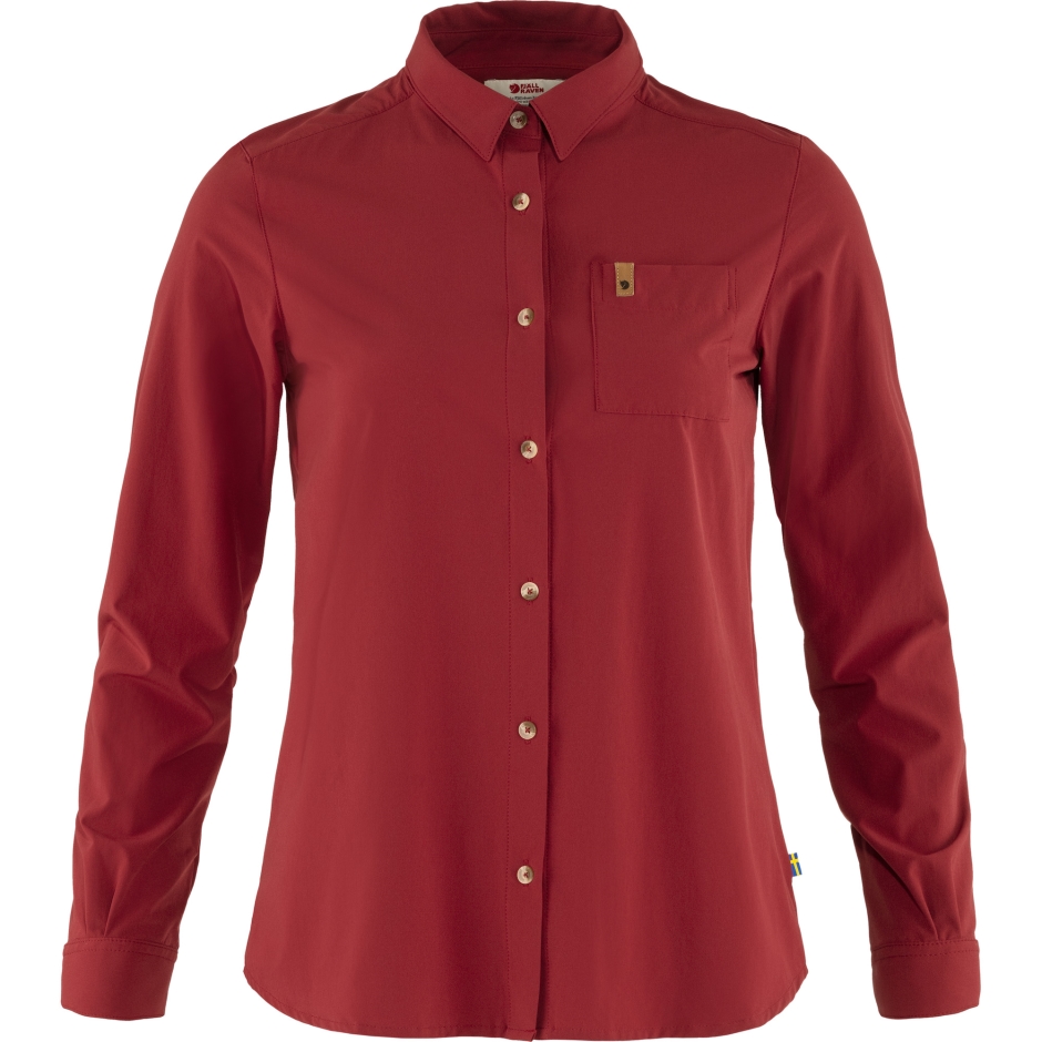 Fjällräven Romã Vermelho Övik Lite Camisa Ls W