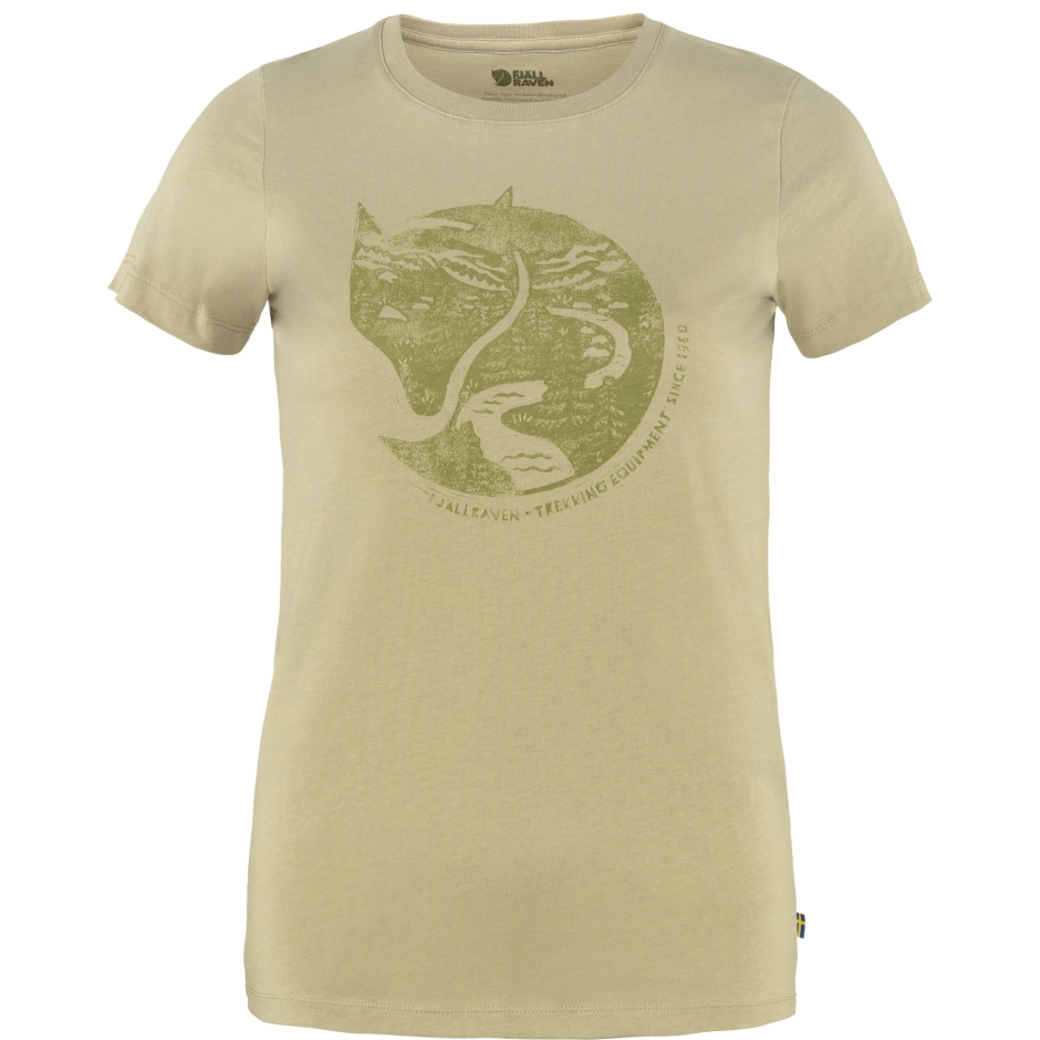 Camiseta Com Estampa De Raposa ártica Com Pedra De Areia Marca Fjällräven