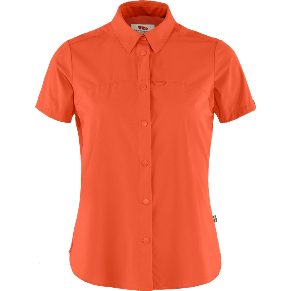 Camisa High Coast Lite Ss W Rowan Red Mountain Fox