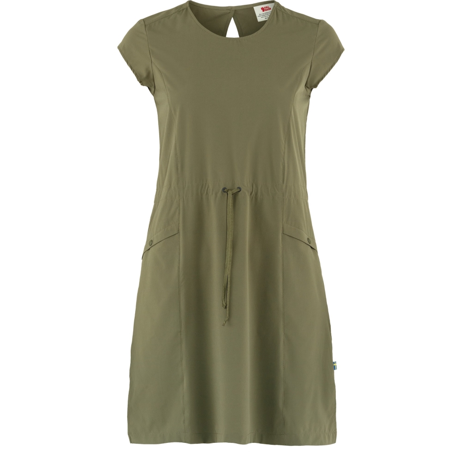 Vestido High Coast Lite W Fjällräven Marca Verde