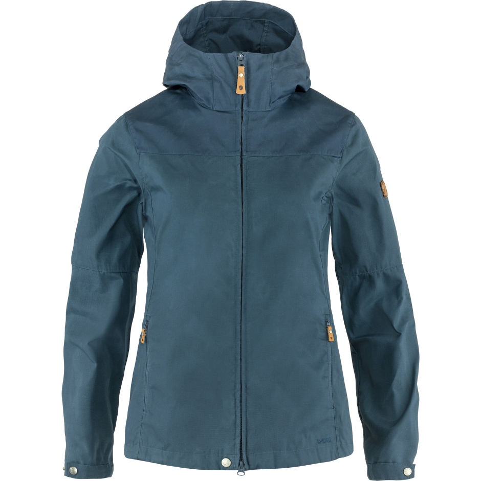 Jaqueta Stina W Fjällräven Azul índigo