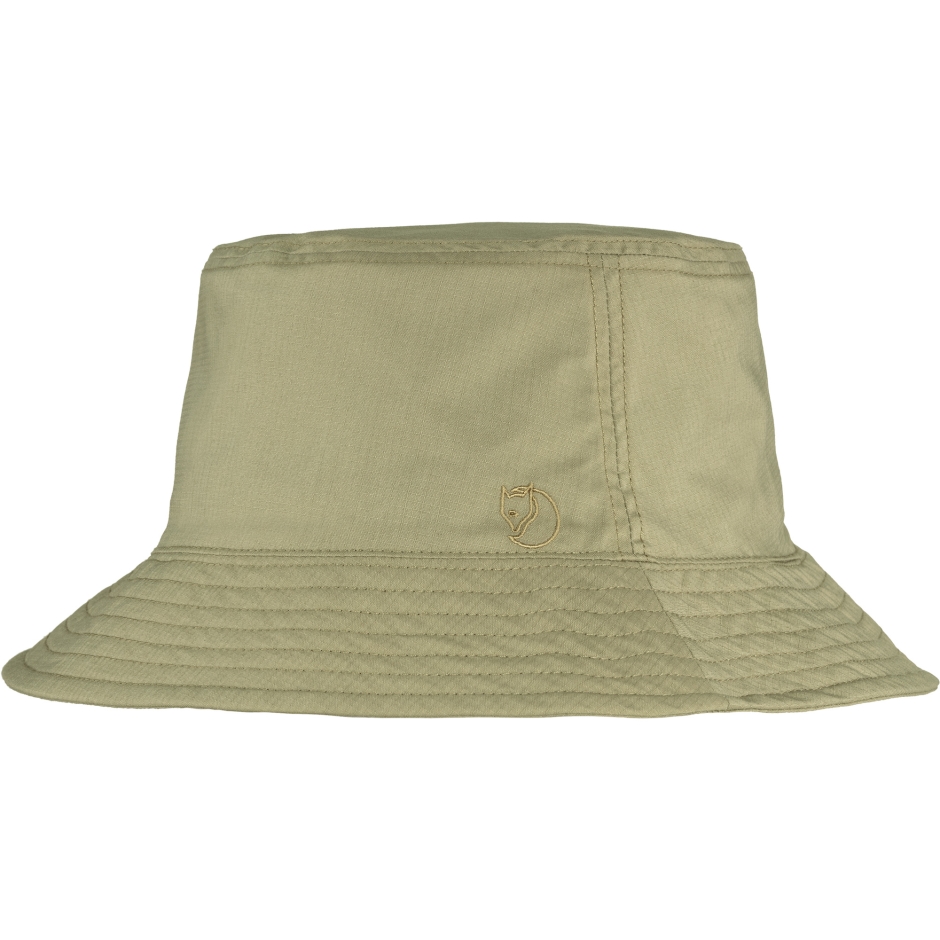 Chapéu Balde Reversível Marca Fjällräven Areia Pedra Azeitona Clara