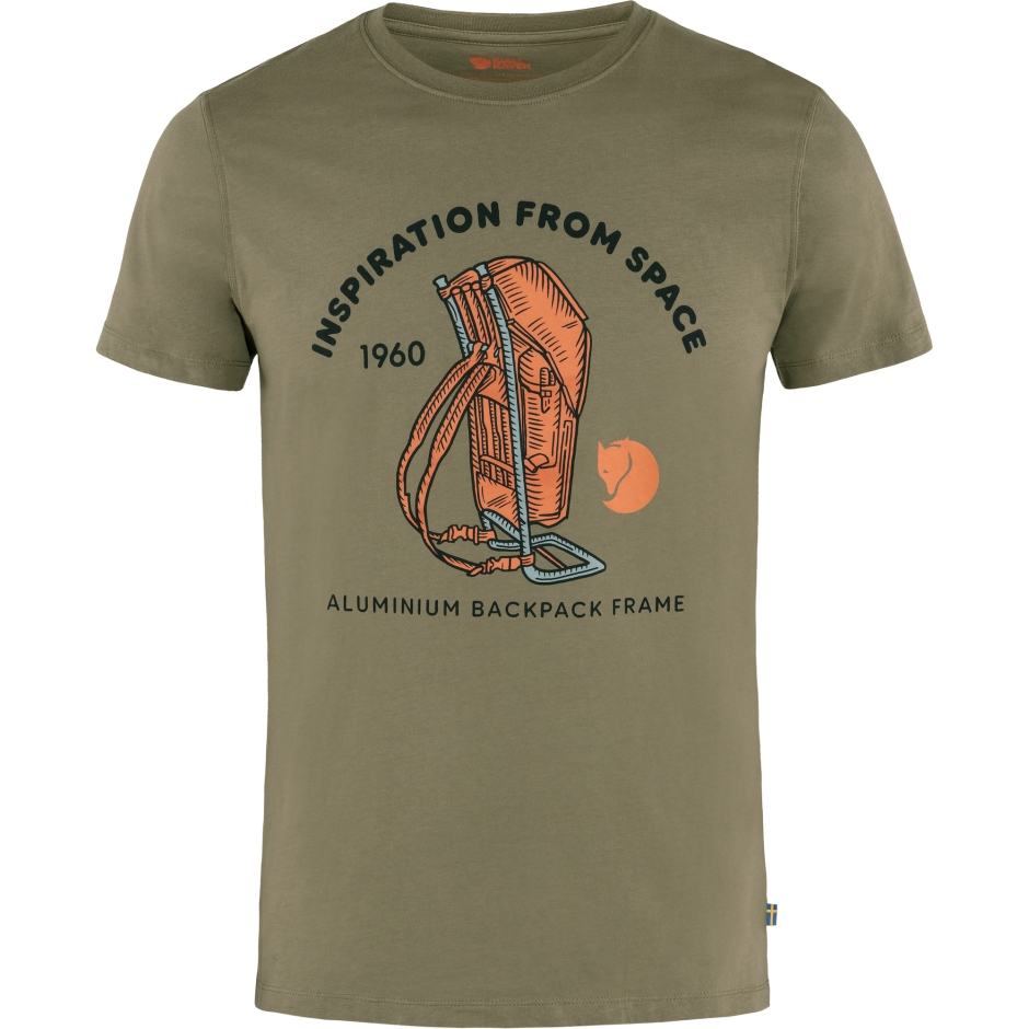 Camiseta Espacial Estampada M Fjällräven Verde
