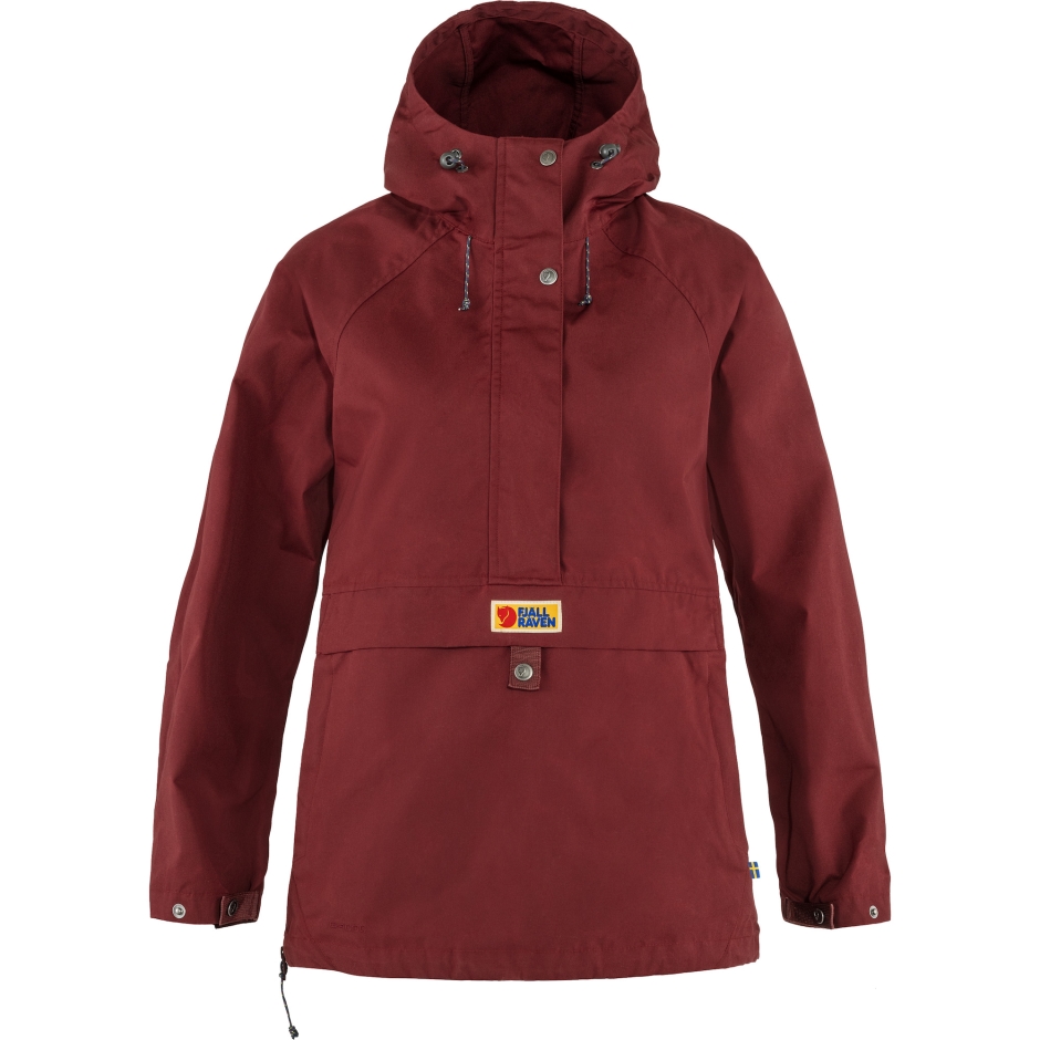 Anoraque Vermelho Bordeaux Para O Dia A Dia Com Raposa Da Montanha