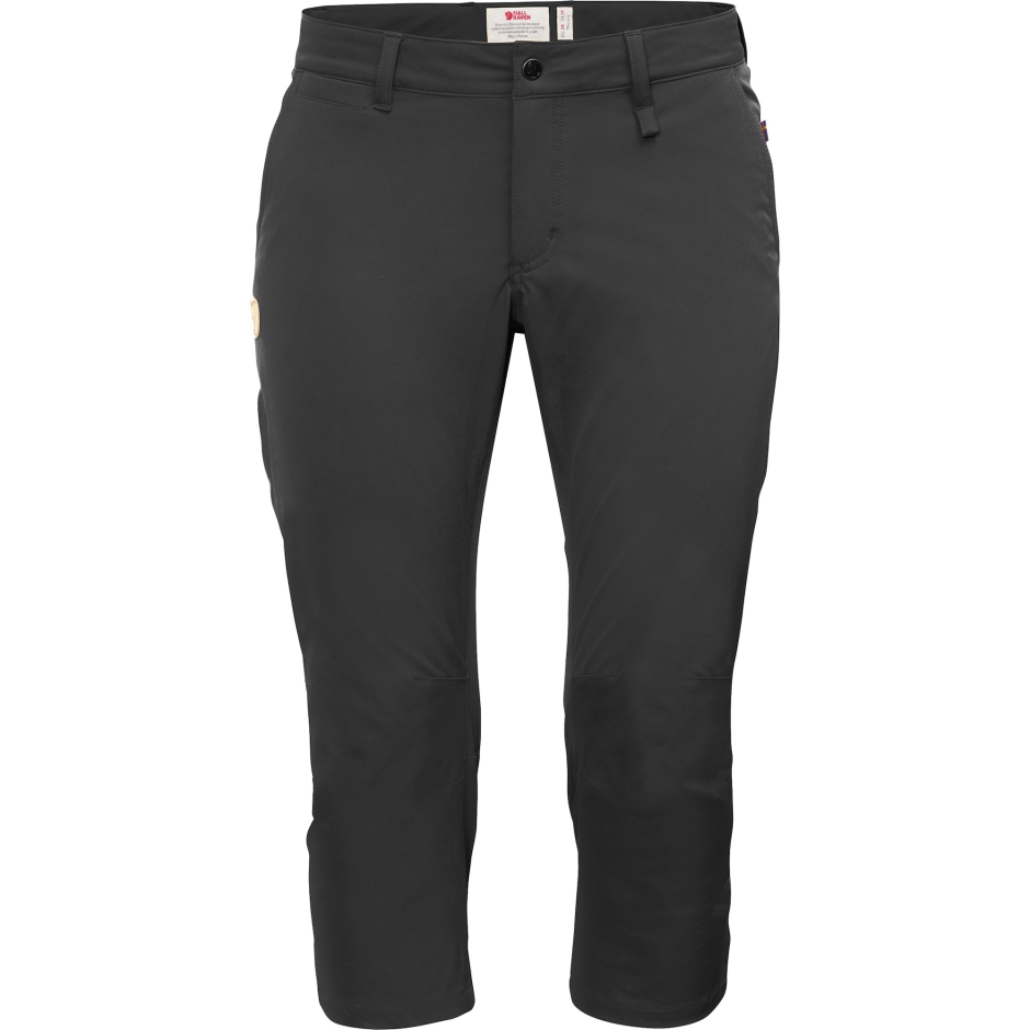 Calça Capri Abisko Cinza Escuro W Fjällräven
