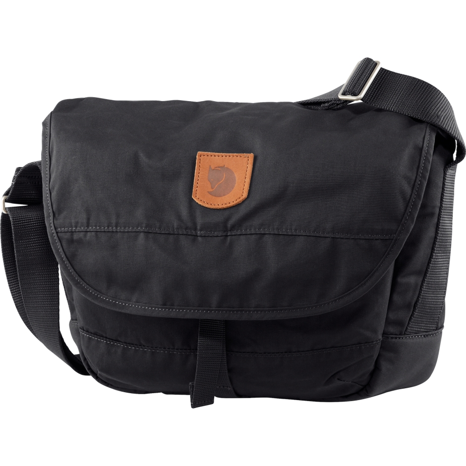 Bolsa De Ombro Preta Greenland Pequena Raposa Da Montanha