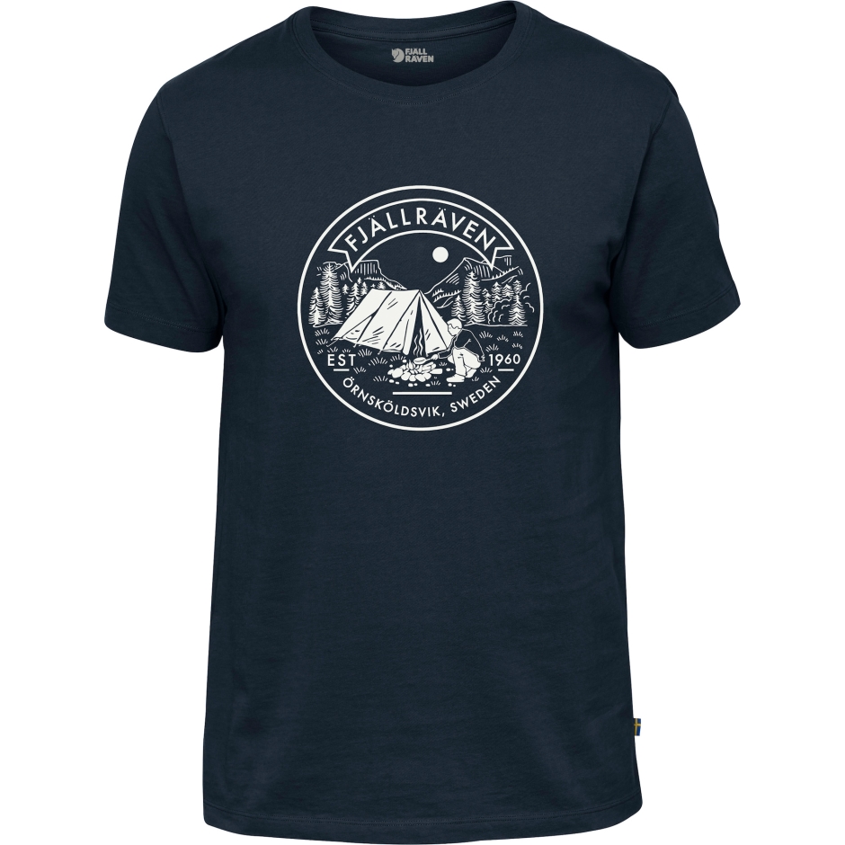 T-shirt Do Parque De Campismo Fjällräven M Marinho
