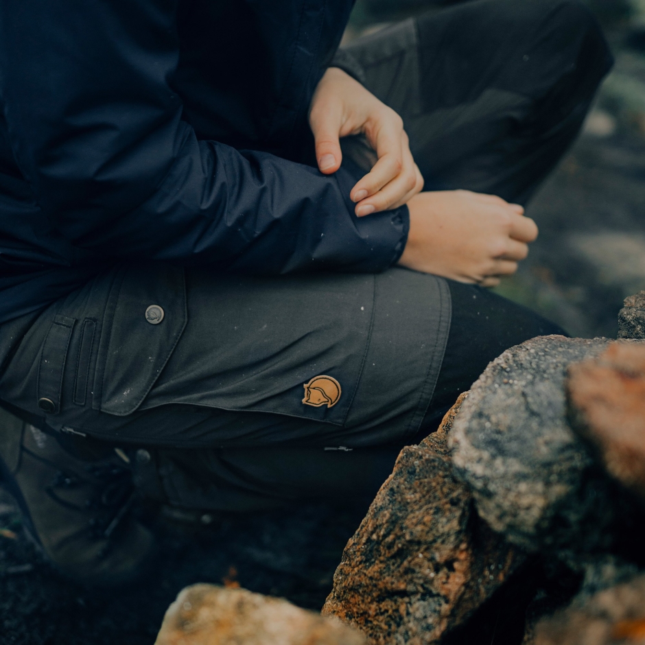 Calça Ventilada Vidda Pro C Short Fjällräven Cinza Escuro Preto
