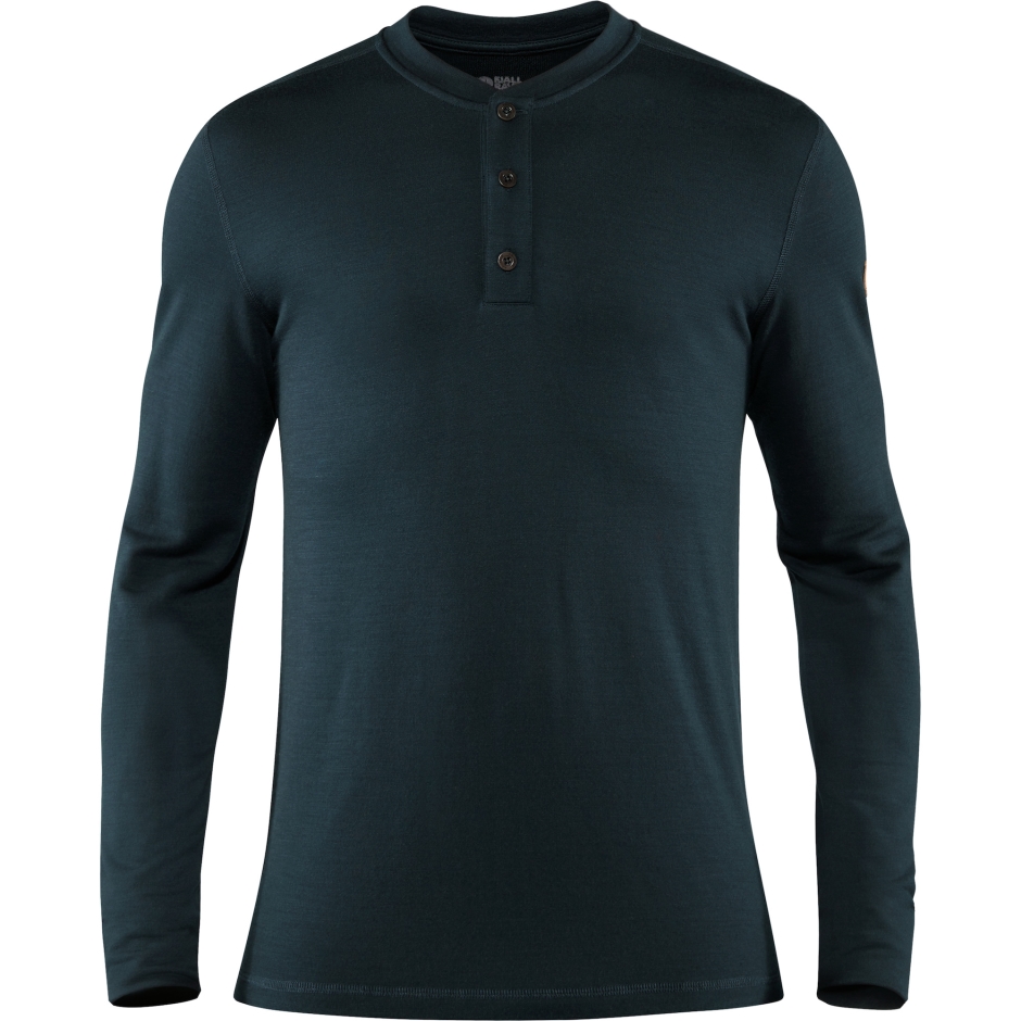 Fjällräven Singlet Merino Henley M Marinho Escuro