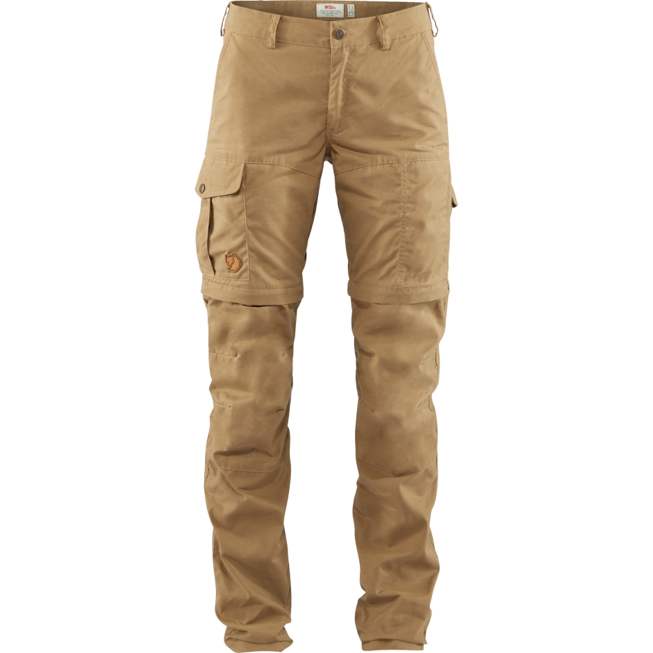Calça Com Zíper Karla Pro Areia Escura W Fjällräven