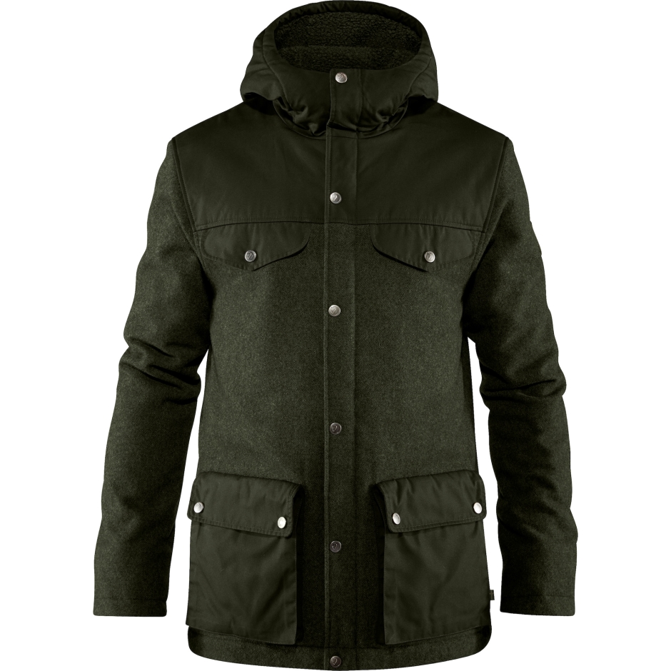 Jaqueta De Re-lã Deep Forest Fjällräven Greenland M