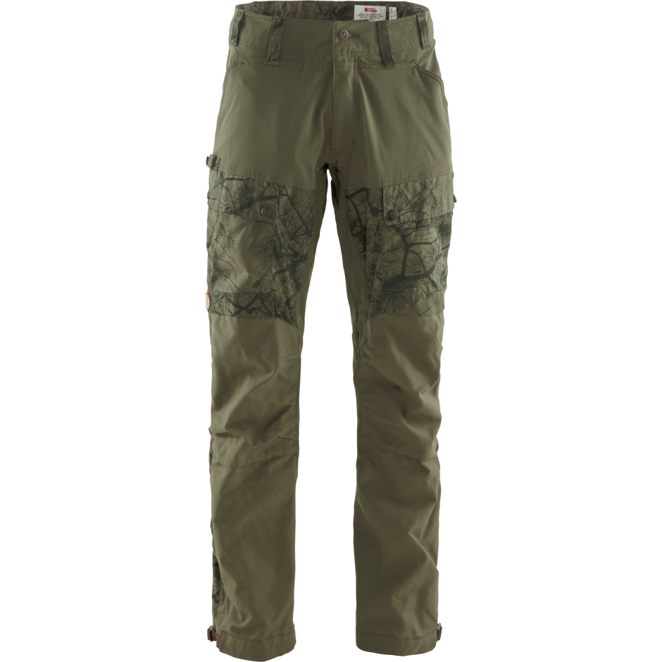Fjällräven Verde Camo-laurel Verde Lapland Calças Híbridas M