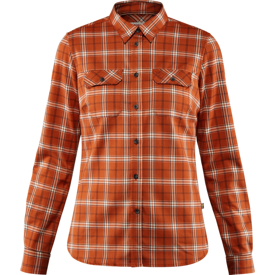 Fjällglim Camisa Elástica Ls W Folha De Outono Fjällräven
