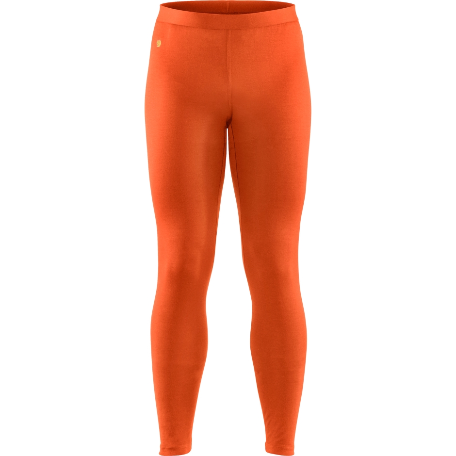 Fjällraven Hokkaido Laranja Bergtagen Lã Fina Long Johns M