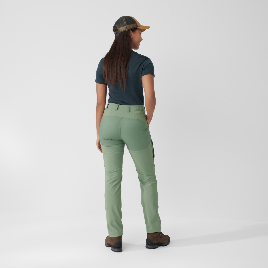 Fjällräven Abisko Calça Midsummer W Reg Mineral Blue-clay Blue