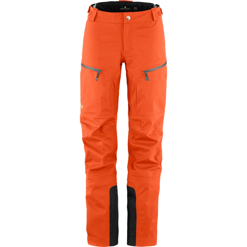 Calça Fjällräven Marca Bergtagen Eco-shell W Hokkaido Laranja