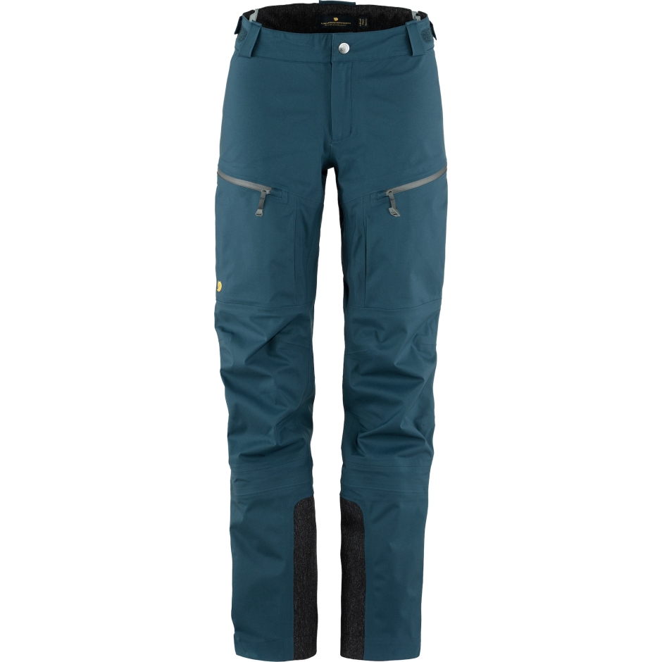 Calça Eco-shell Bergtagen W Azul Montanha Marca Fjällräven