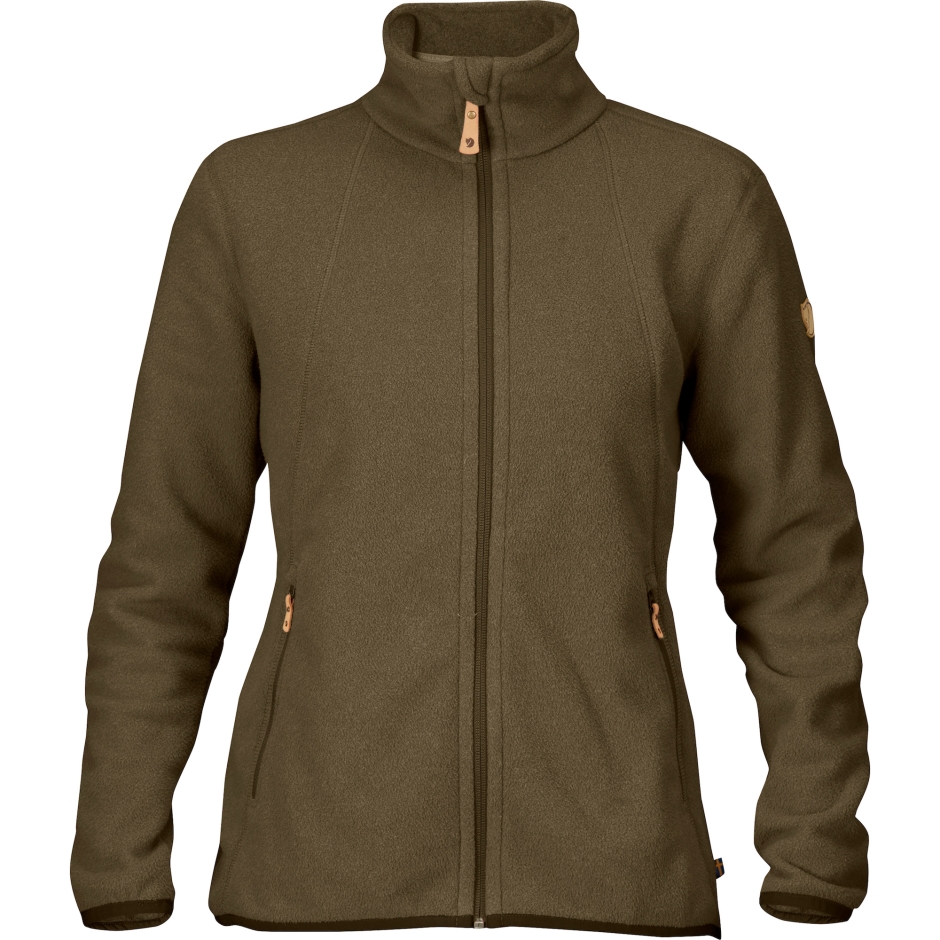 Fjällräven Stina Fleece C Oliva Escuro