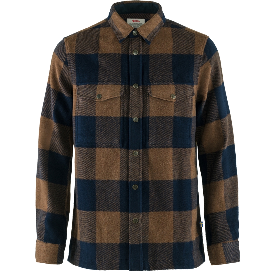 Camisa Canadá M Fjällräven Marca Castanho-escuro Marinho