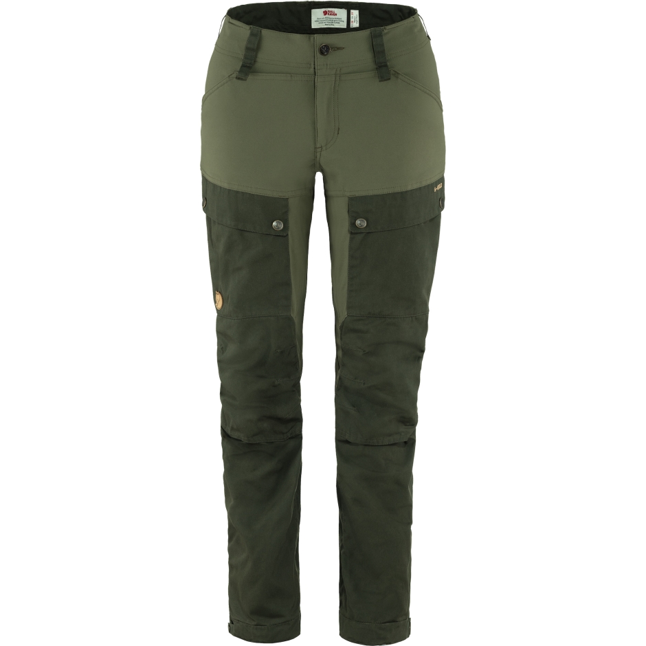 Calça Keb Curva W Reg Fjällräven Verde Floresta Profundo