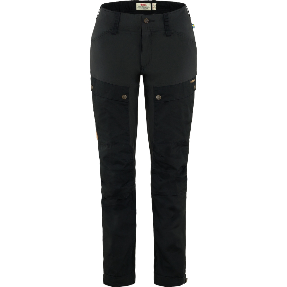Calça Preta Fjällräven Keb Curva W Reg