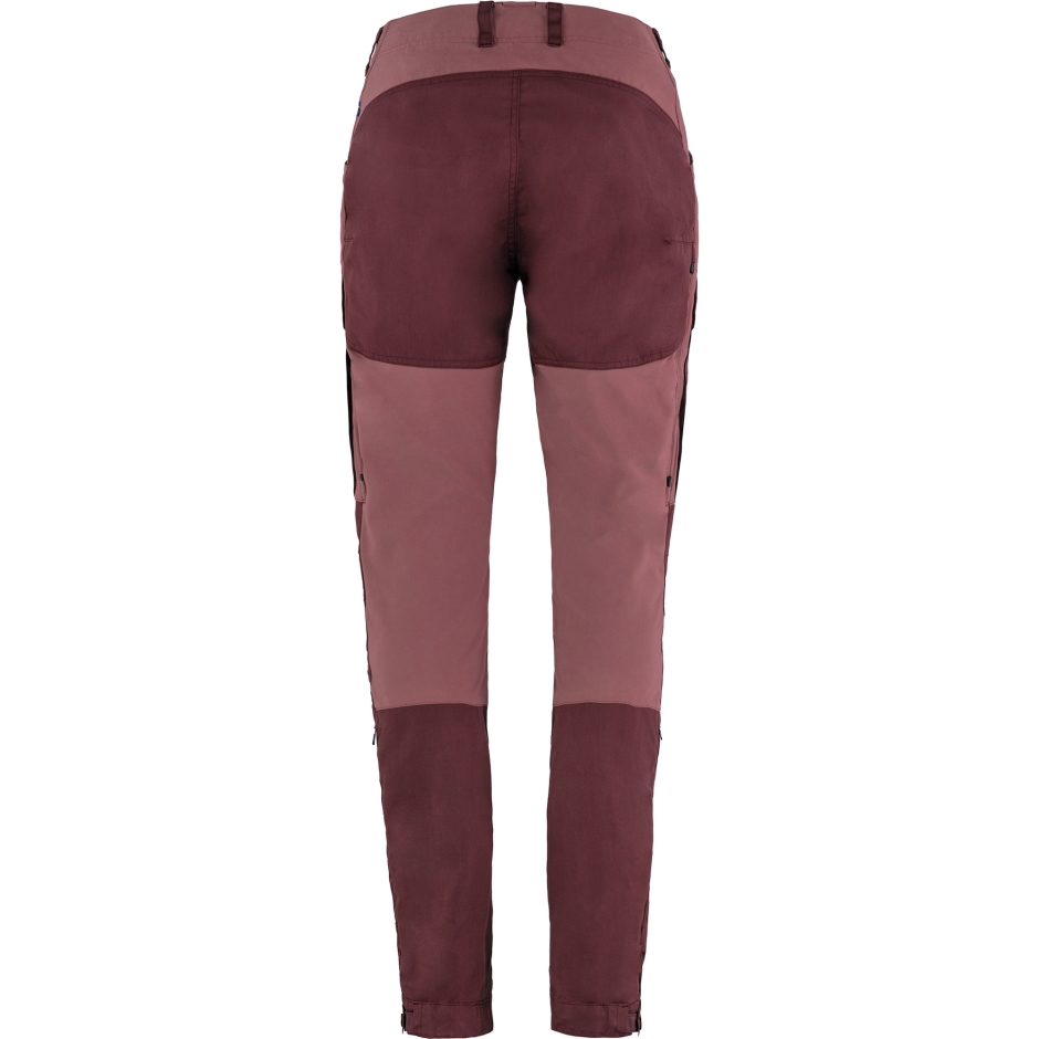 Calça Keb Roxa Port-mesa Curvada Com Short Fjällräven