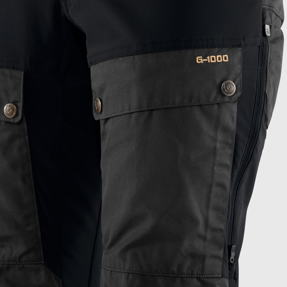 Calça Keb Roxa Port-mesa Curvada Com Short Fjällräven