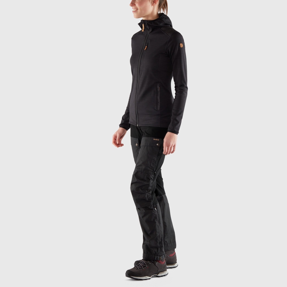Calça Keb Roxa Port-mesa Curvada Com Short Fjällräven