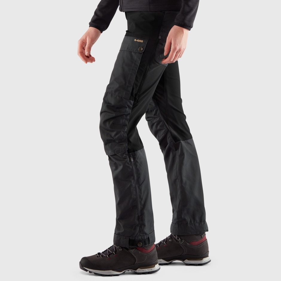 Calça Keb Roxa Port-mesa Curvada Com Short Fjällräven