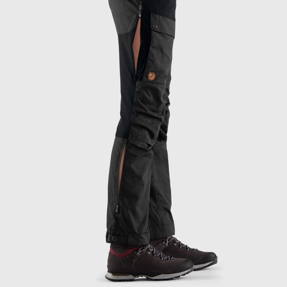 Calça Keb Roxa Port-mesa Curvada Com Short Fjällräven