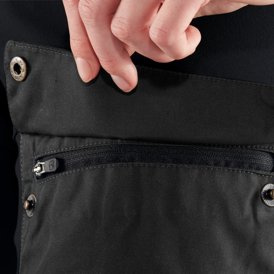 Calça Keb Roxa Port-mesa Curvada Com Short Fjällräven