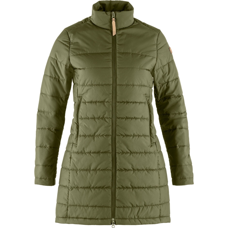 Kiruna Liner Parka W Fjällräven Verde