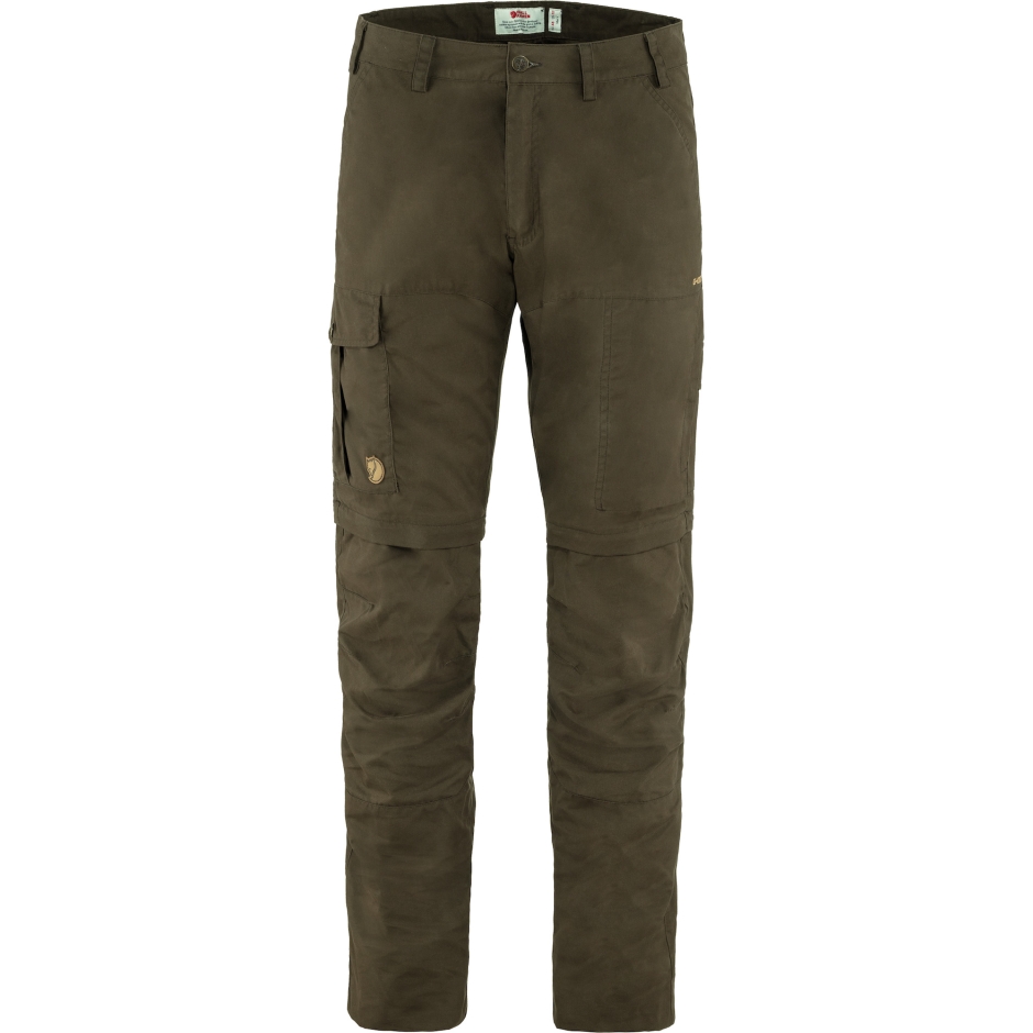 Fjällräven Calça Com Zíper Dark Olive Karl Pro M