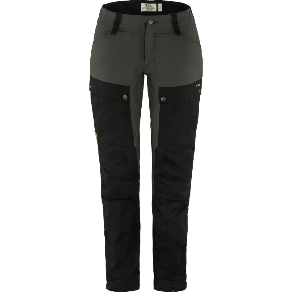Calça Keb Cinza Pedra Preta Curvada C Curta Fjällräven