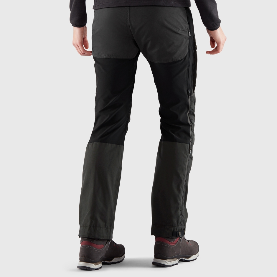 Calça Keb Cinza Pedra Preta Curvada C Curta Fjällräven