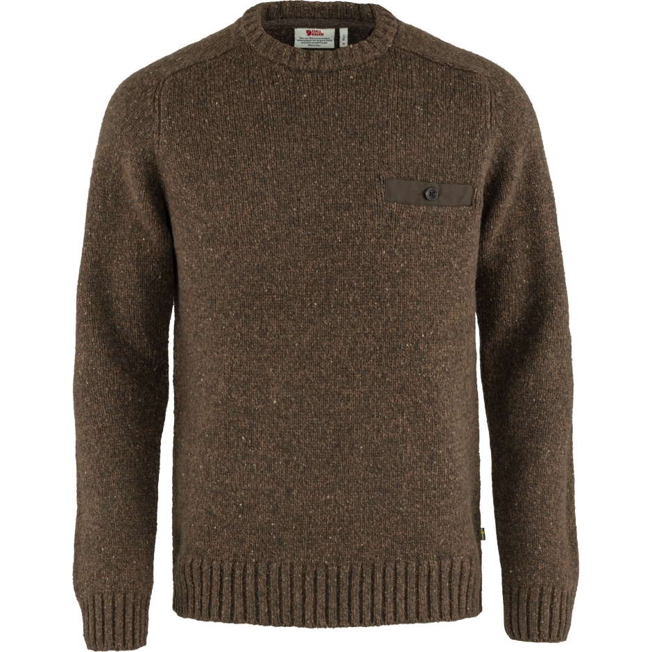 Suéter Gola Redonda Marrom Bogwood Fjällräven Lada M