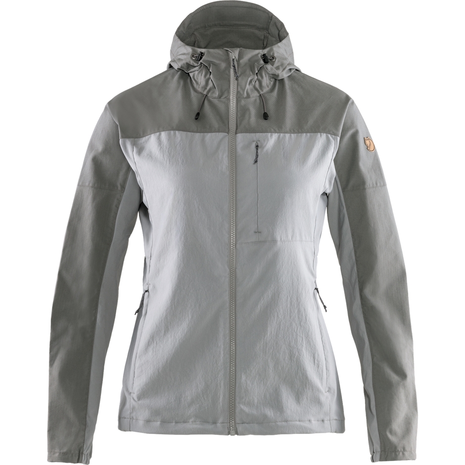 Jaqueta Midsummer Abisko W Fjällräven Tubarão Cinza Super Cinza
