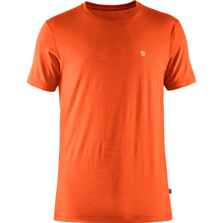 Fjällraven Bergtagen Lã Fina Ss M Hokkaido Laranja