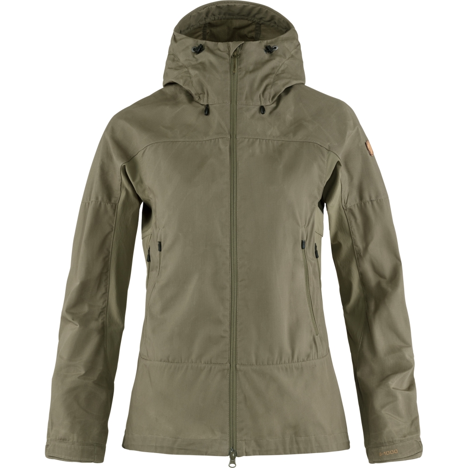 Jaqueta De Trekking Abisko Lite W Fjällräven Azeitona Clara