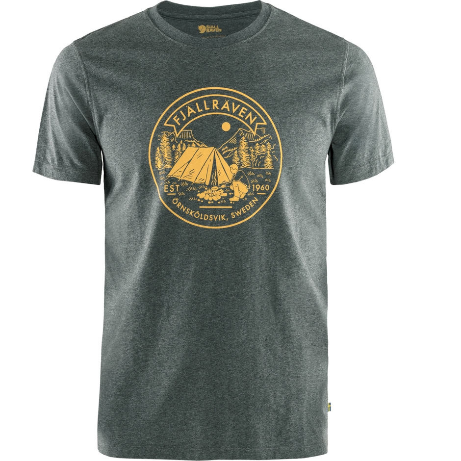 Fjällräven Pedra Cinza Acampamento Acampamento T-shirt W