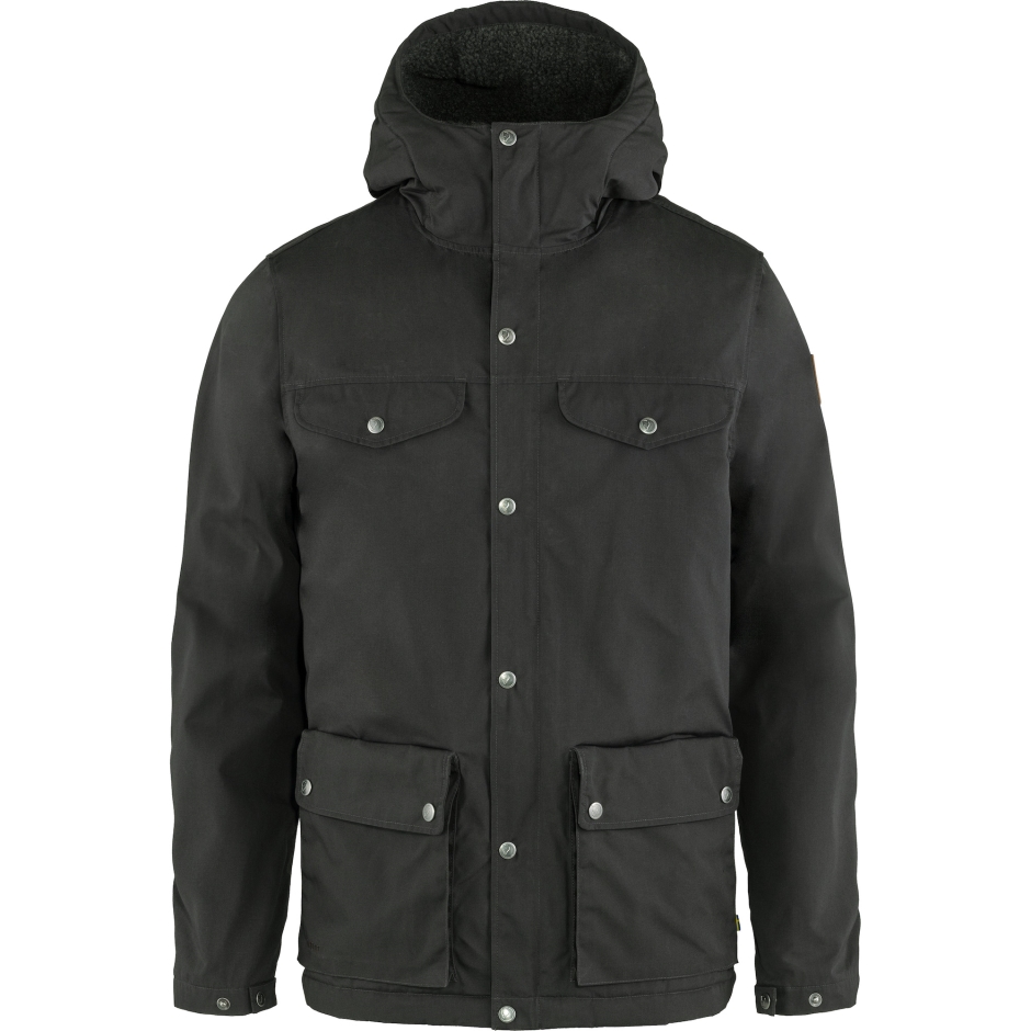 Jaqueta De Inverno Cinza Escuro Fjällräven Greenland M