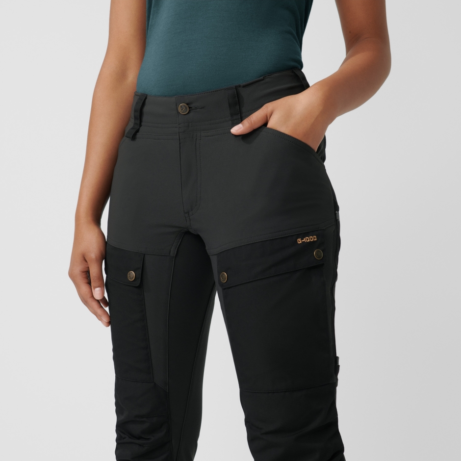 Calça Cinza Pedra Preta Mountain Fox Keb W Reg