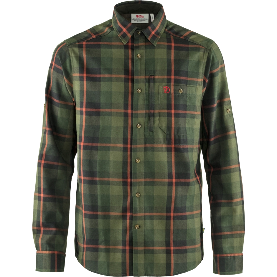 Camisa Fjällglim M Fjällraven Verde Louro