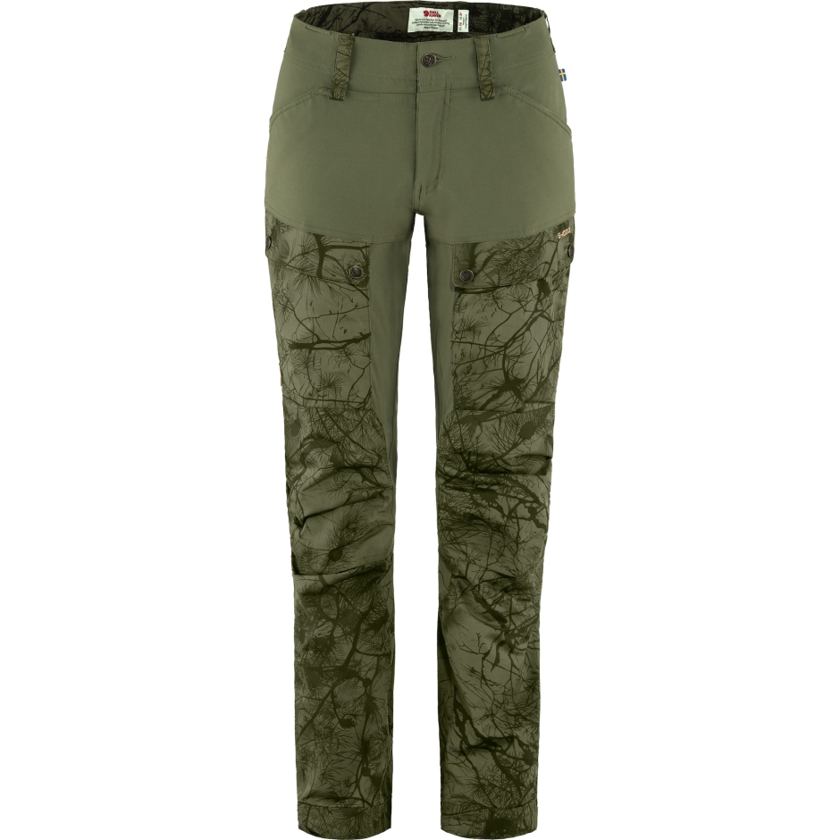 Fjällraven Calça Verde Camo-laurel Verde Keb W Reg