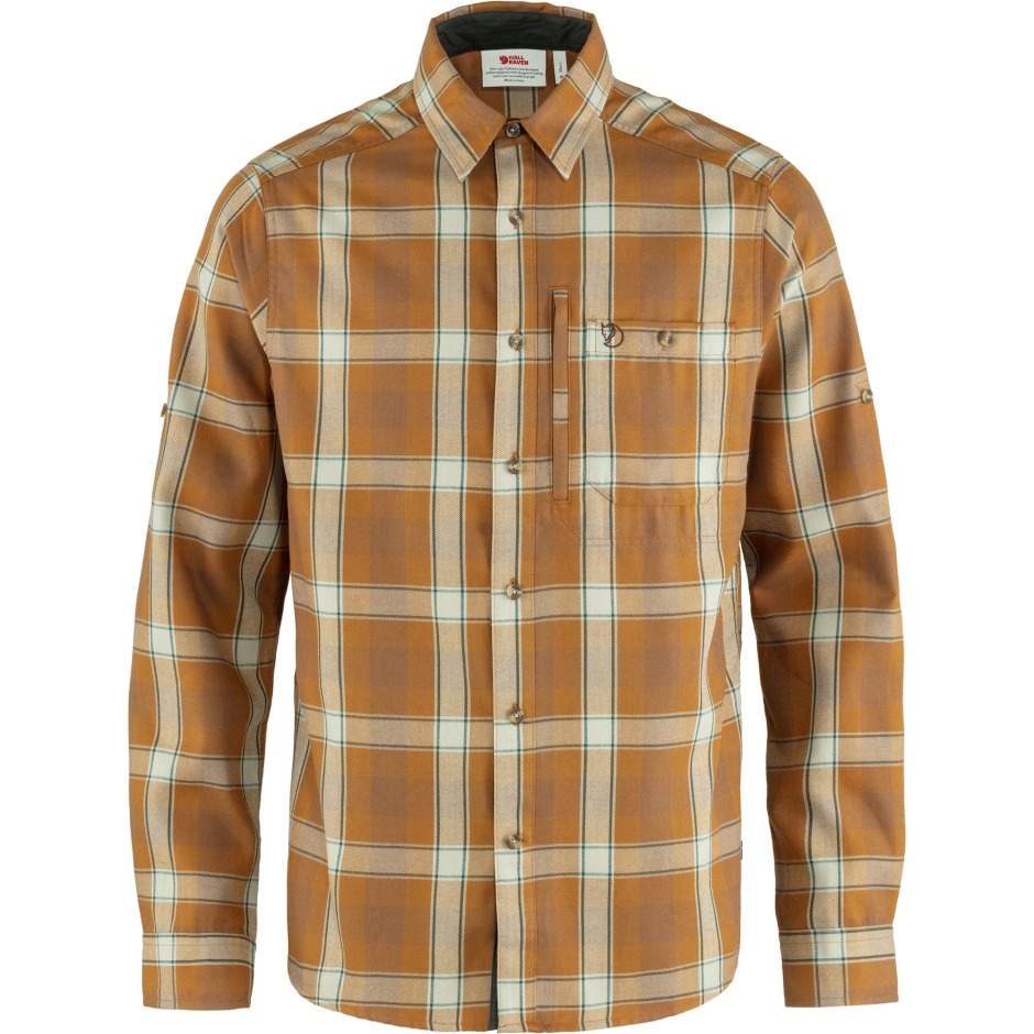 Castanho Madeira De Castanheiro Fjällräven Fjällglim Ls Camisa M