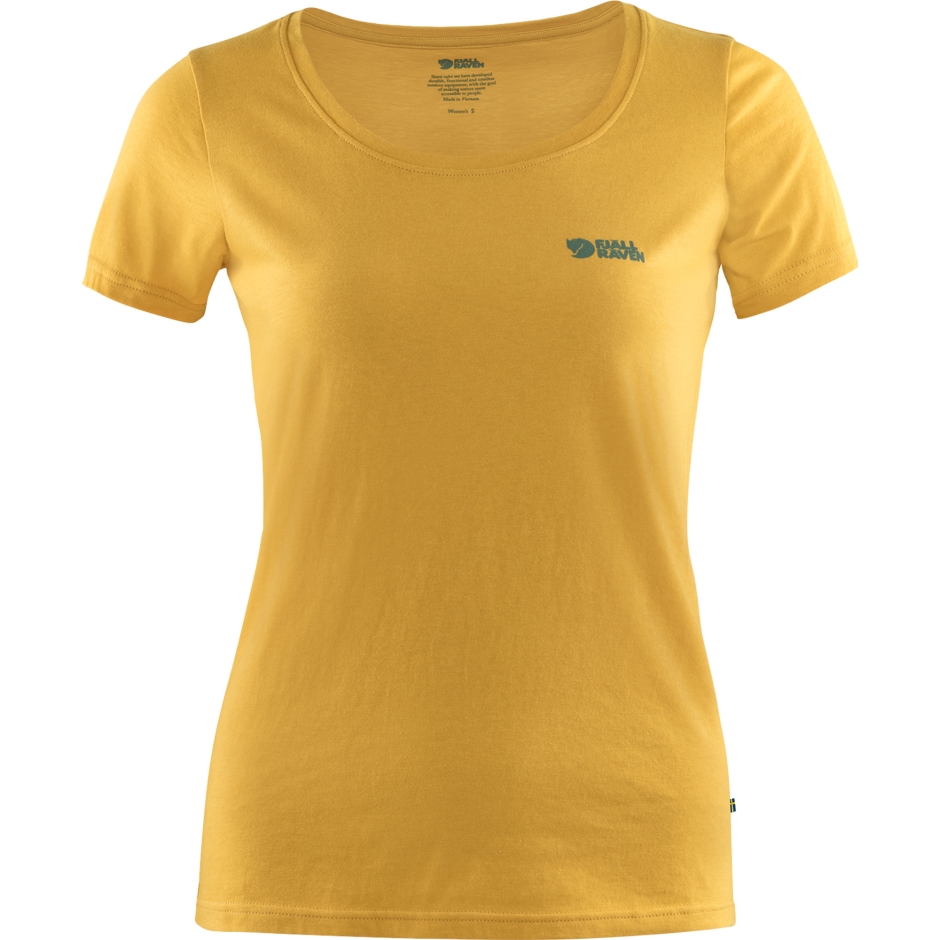 Camiseta Com Logo Ocre Fjällräven W