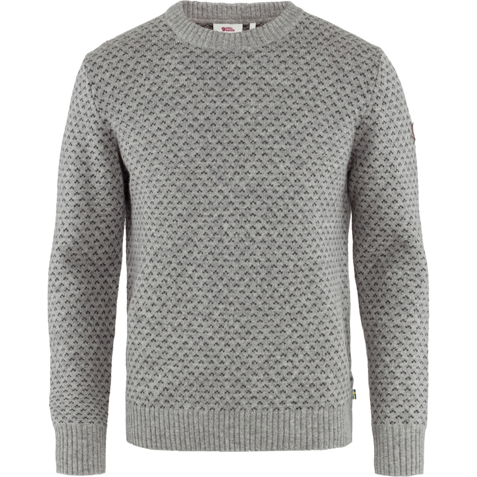 Suéter Nórdico Fjällräven Marca Övik M Cinza