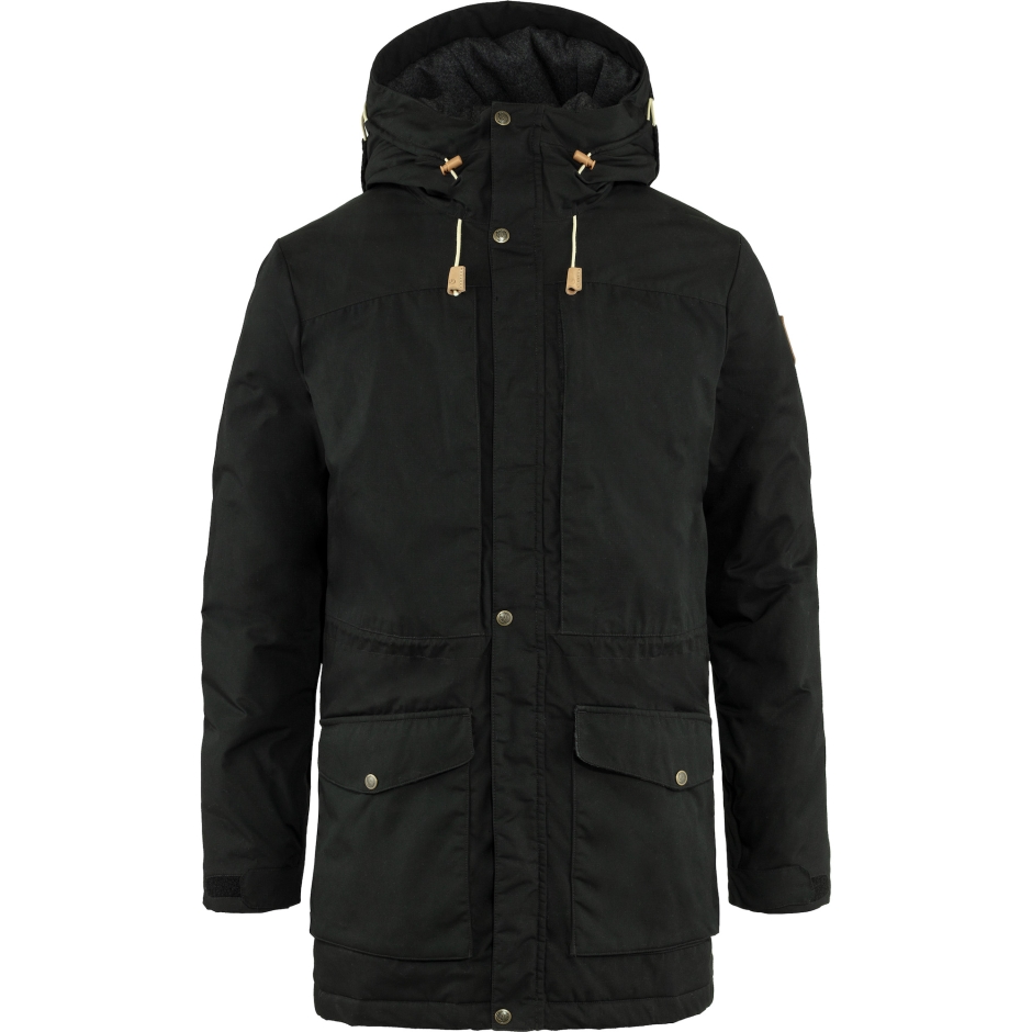 Parka Acolchoada De Lã Singi M Preto Fjällräven